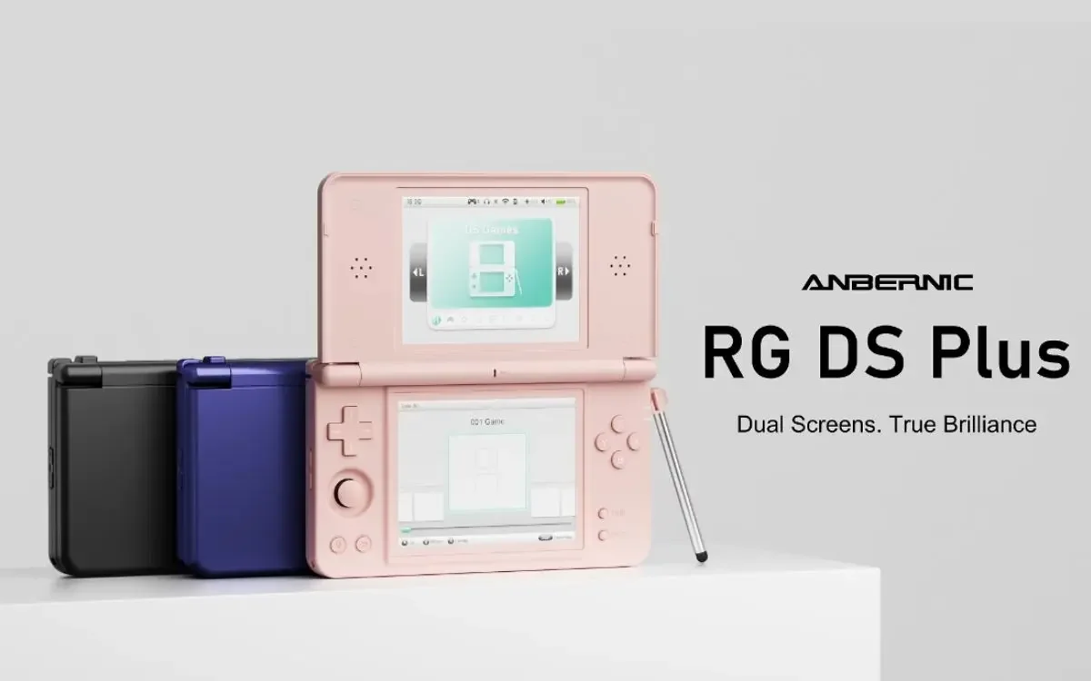 Anbernic RG DS Plus: portátil Linux com dois ecrãs para emulação