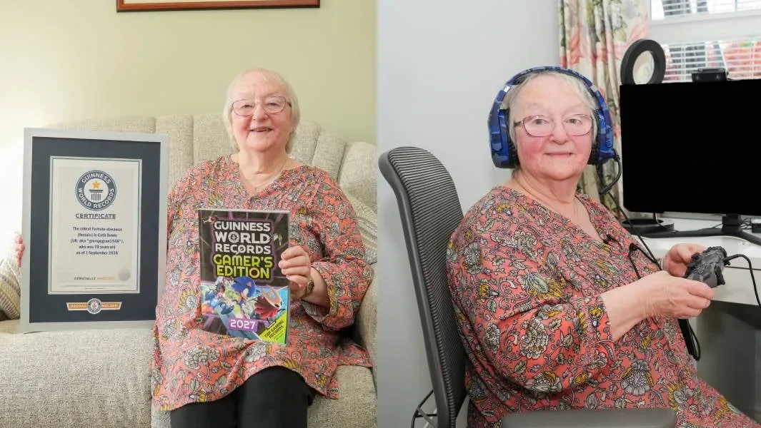 Cath Bowie: avó de 78 anos conquista recorde mundial em Fortnite