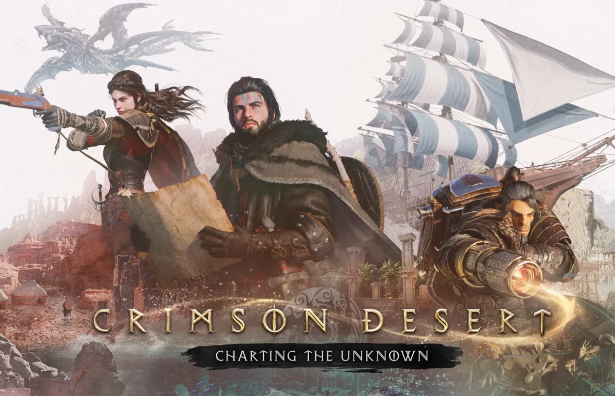 Crimson Desert chega com navegação e mistério subaquático