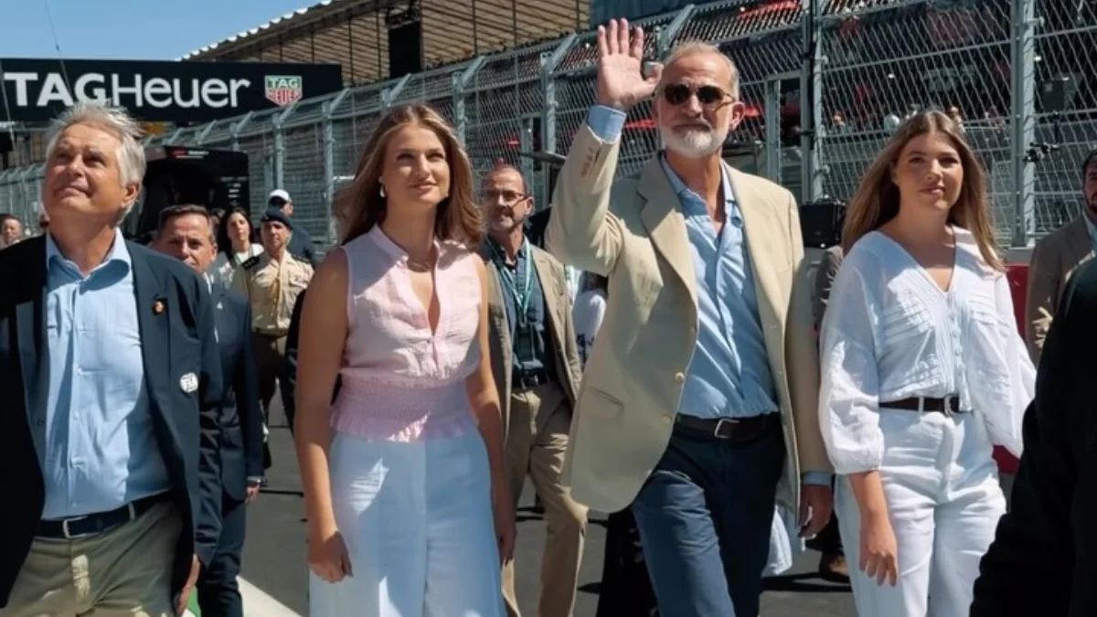 Felipe VI: princesa Leonor e infanta Sofía dominam GP de Espanha