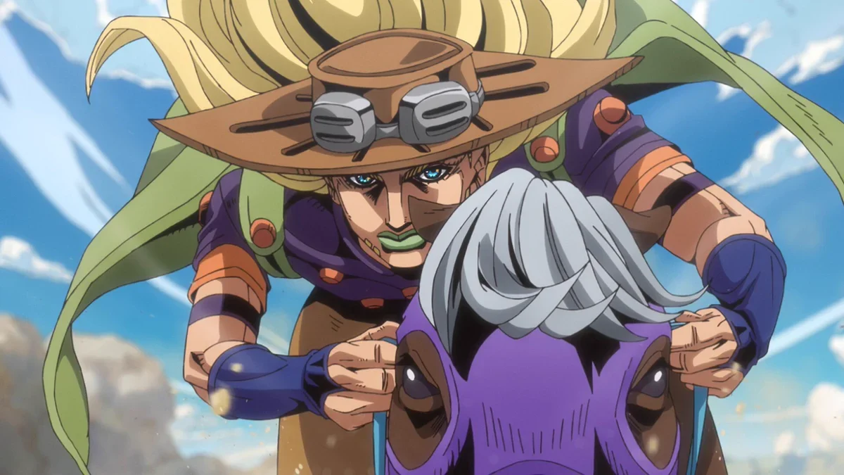 JoJo’s Bizarre Adventure: aberturas exibidas em Shinjuku para STEEL BALL RUN