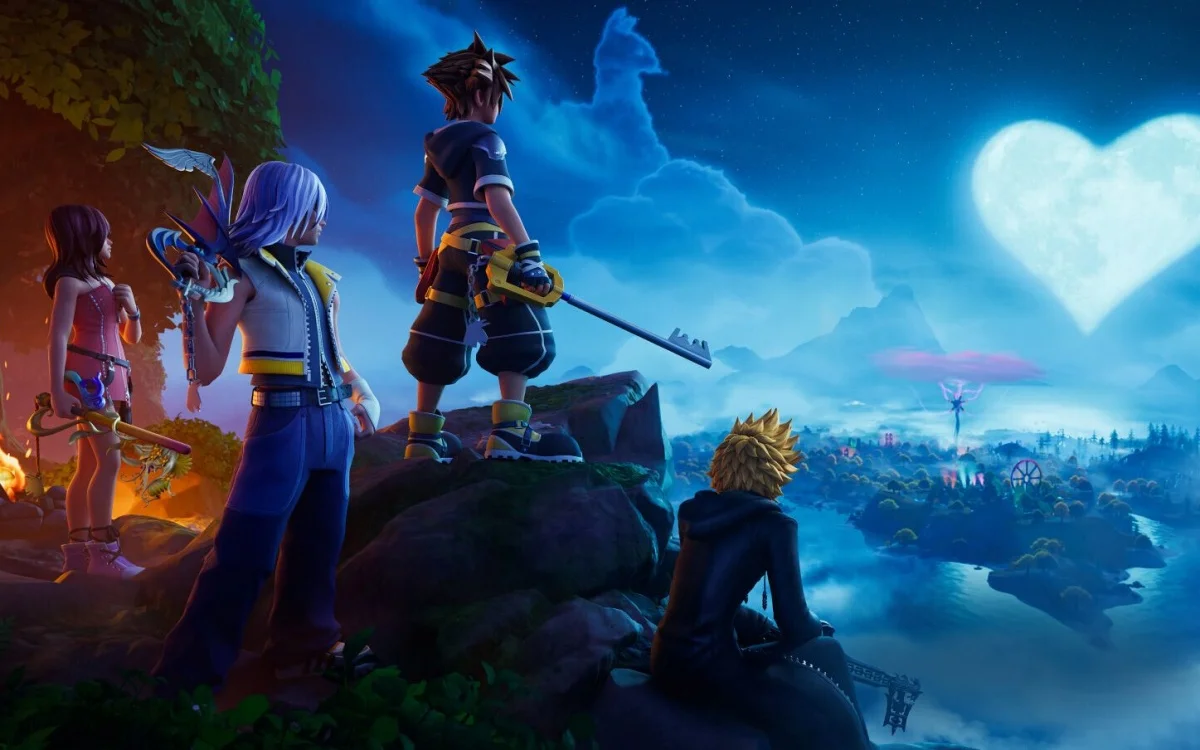 Kingdom Hearts chega a Fortnite com skins de Sora e Riku