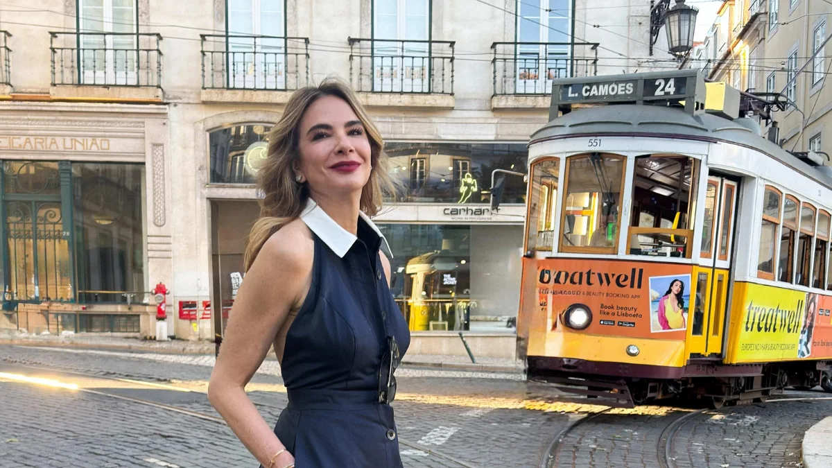 Luciana Gimenez mostra lado descontraído em Lisboa com álbum