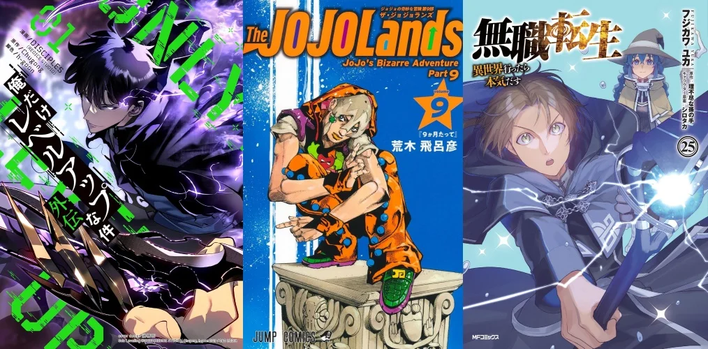 Mangás mais vendidos: estreias de The JOJOLands destacam-se na semana