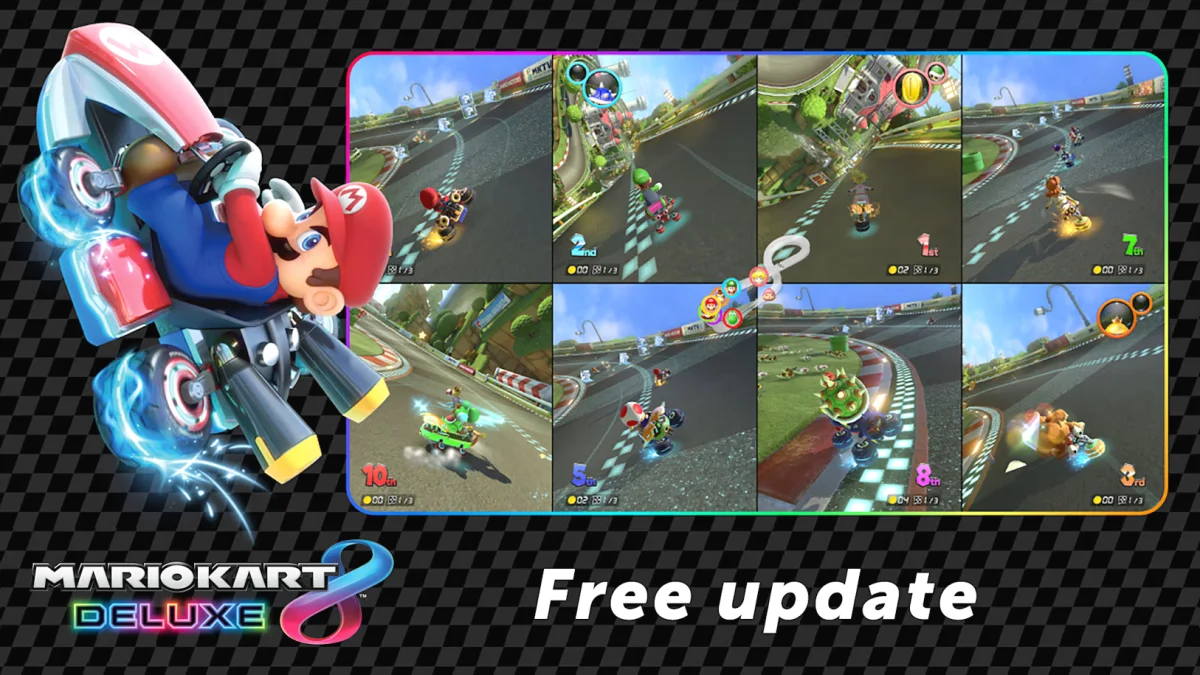 Mario Kart 8 Deluxe: suporte para 8 jogadores no Switch 2