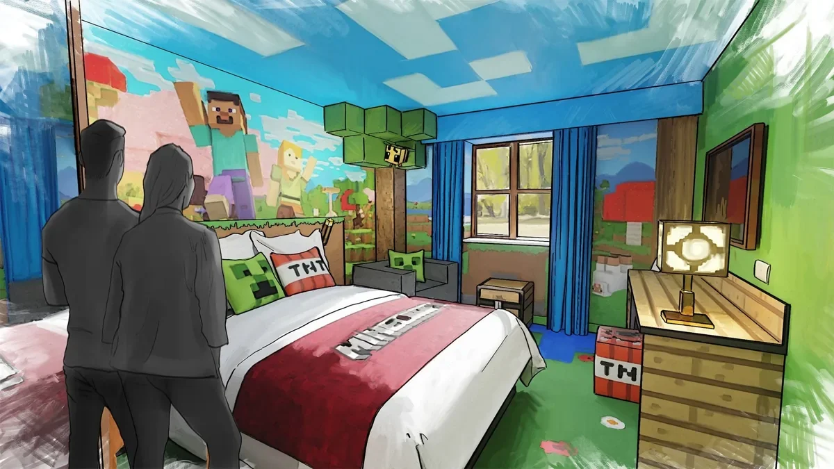 Minecraft World: primeiro hotel oficial chega ao Chessington