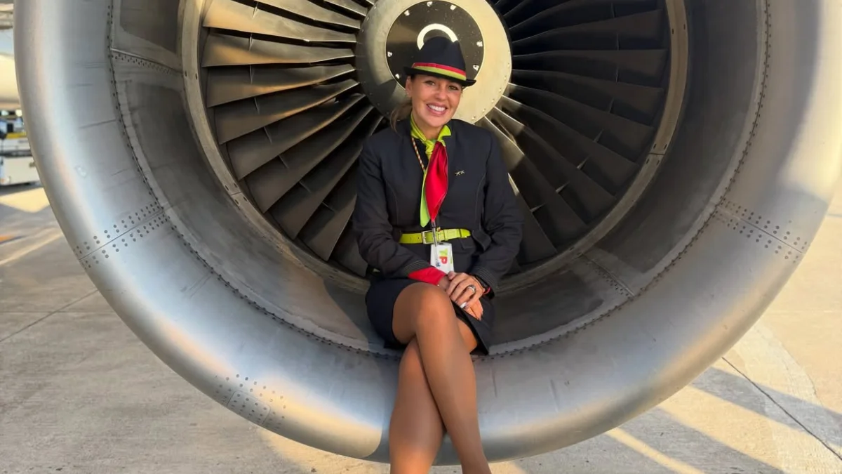 Sandra Rocha mostra-se de uniforme da TAP e recebe elogios nas redes