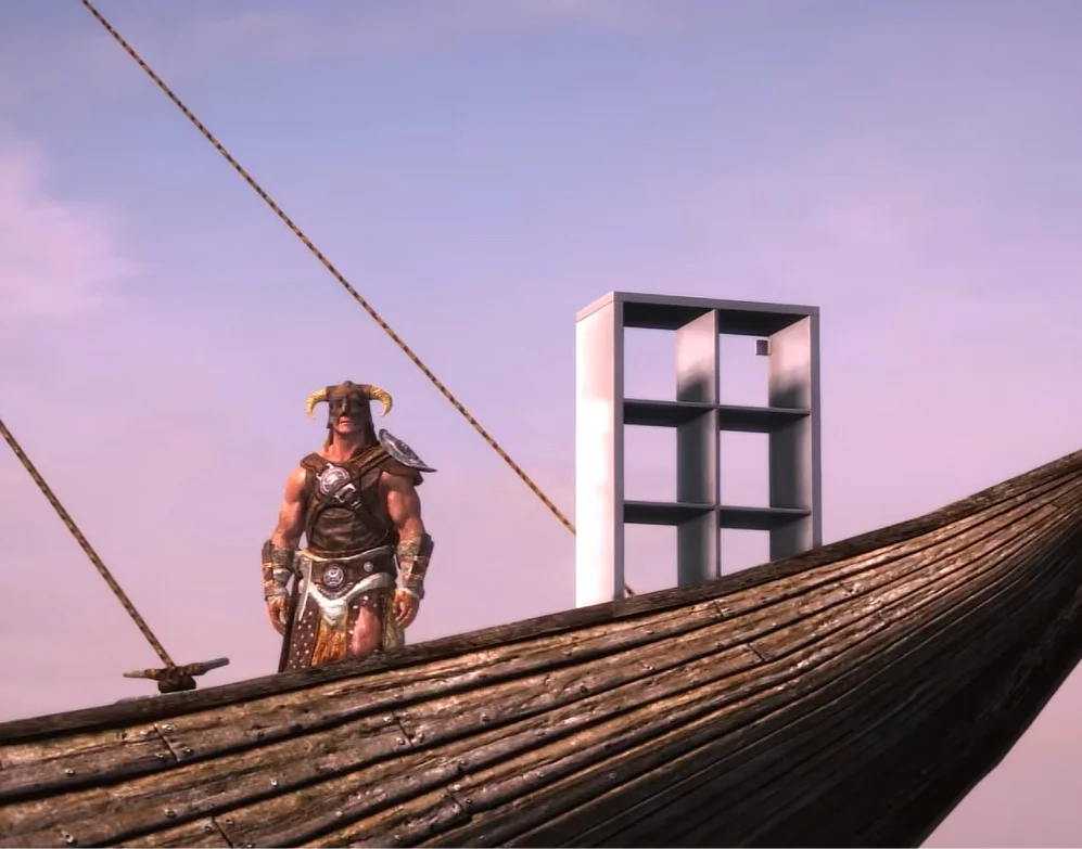 Skyrim: Kallax Storageborn da IKEA transforma o inventário