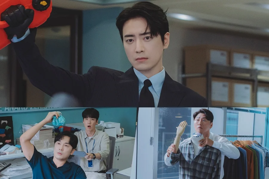 The Ordinary Jackpot: Gong Eun Tae entra no escritório com um bidão e choca colegas