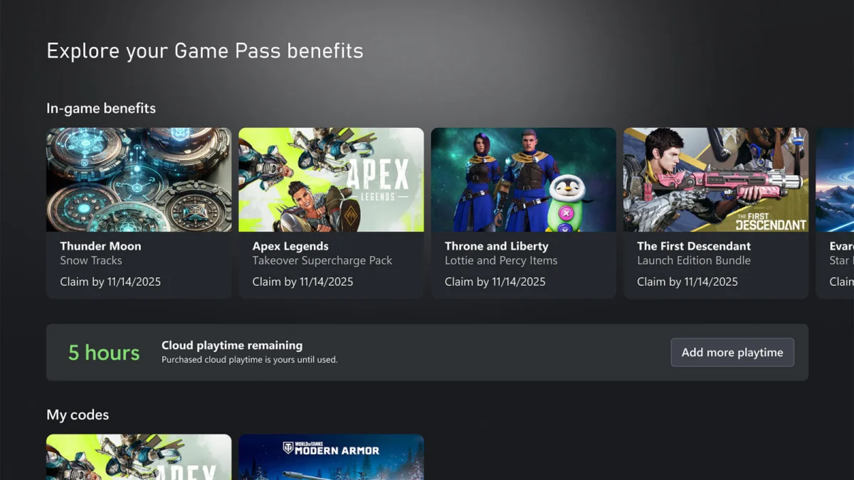 Xbox limita horas de jogo em nuvem no Game Pass