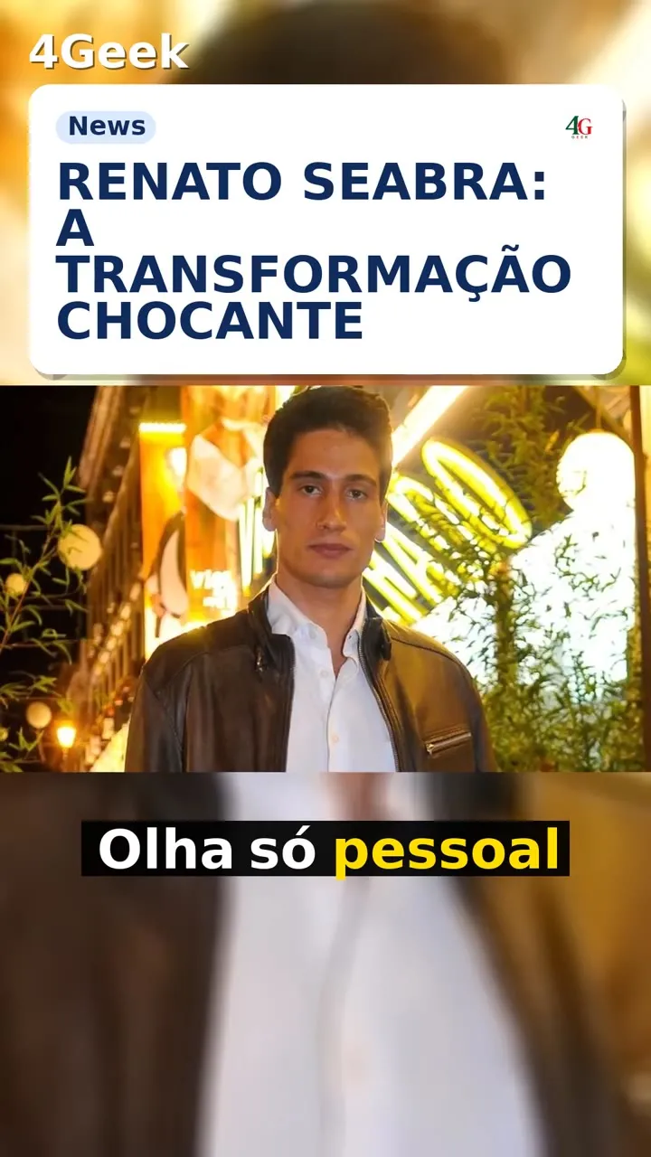 Renato Seabra: ex-modelo surge mais pesado e com barba