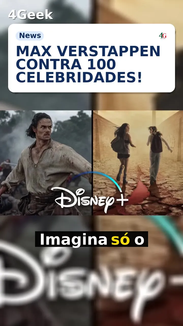 Disney+: Max Verstappen desafia 100 celebridades em especial ao vivo